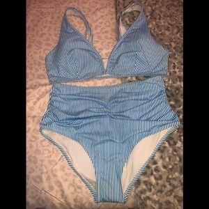 Two piece swim suit